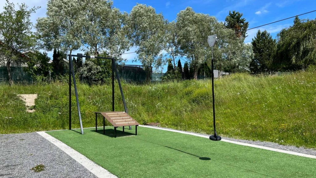 Taubane med plattform